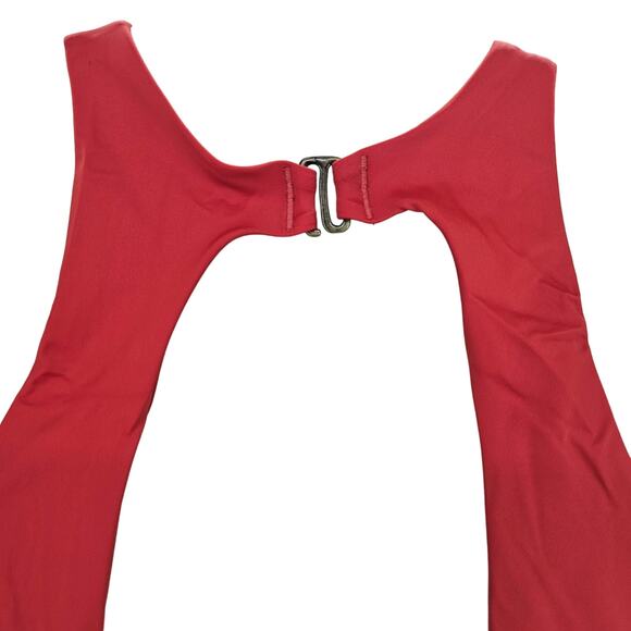 Andie Swim Womans size XL The Luzon Bikini Top in Chili Pepper High Neck NEW - Picture 4 of 7